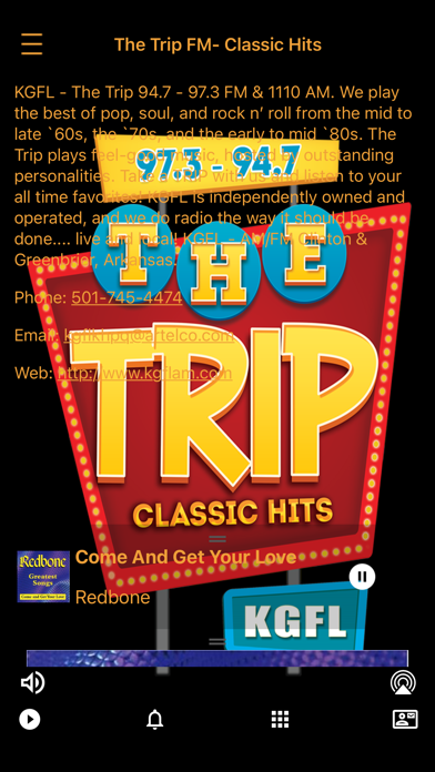 KGFL The Trip 97.3 & 94.7 Screenshot