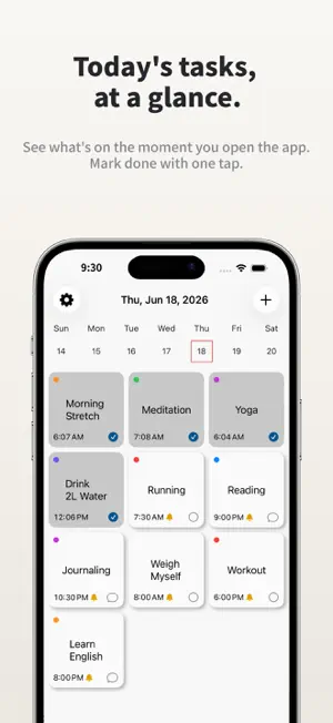 Routick: Habit Tracker & To-Do screenshot 1