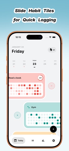 Habit Tracker: Habitwise iPhone screenshot