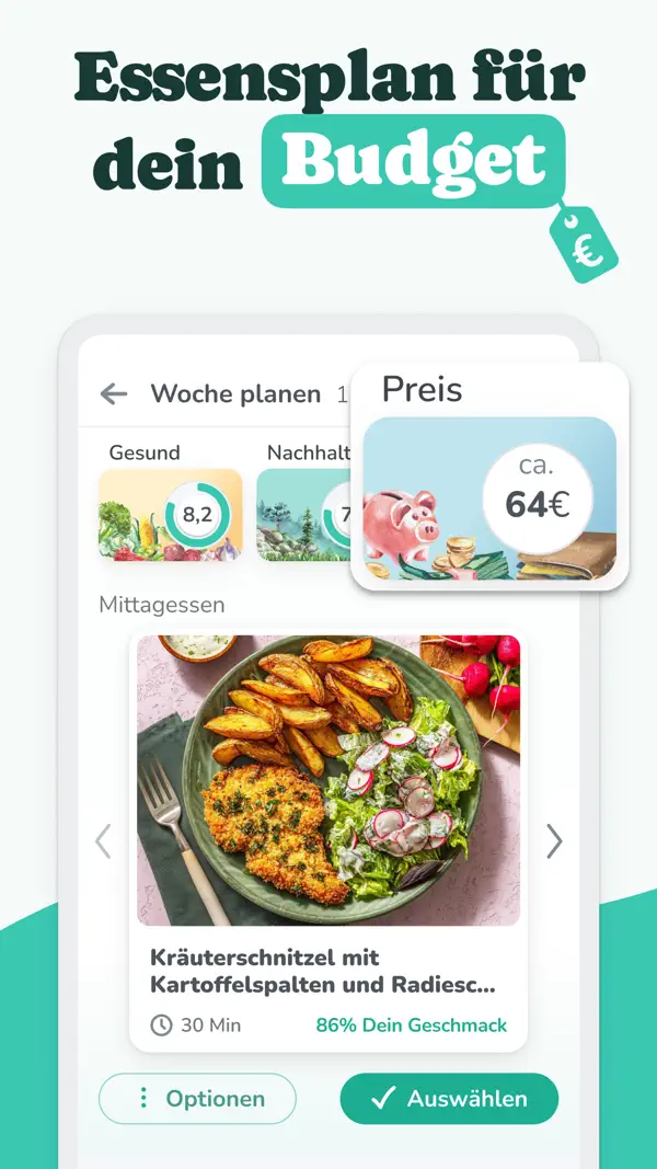 Choosy: Essensplaner & Rezepte iPhone App Screenshot 8 – Essen und Trinken