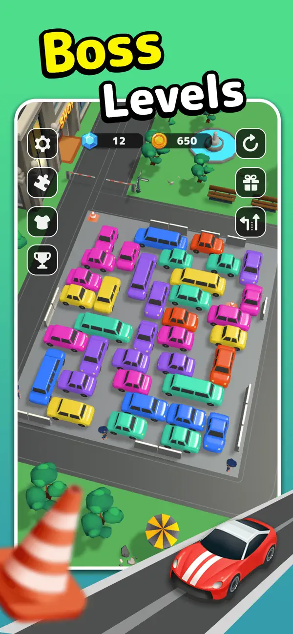 #3. 3D Car Game: Parking Jam (iOS) De: Guru Smart Holding Limited