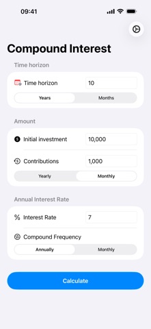 Compound Interest Calculator V Screenshot 1 of 3