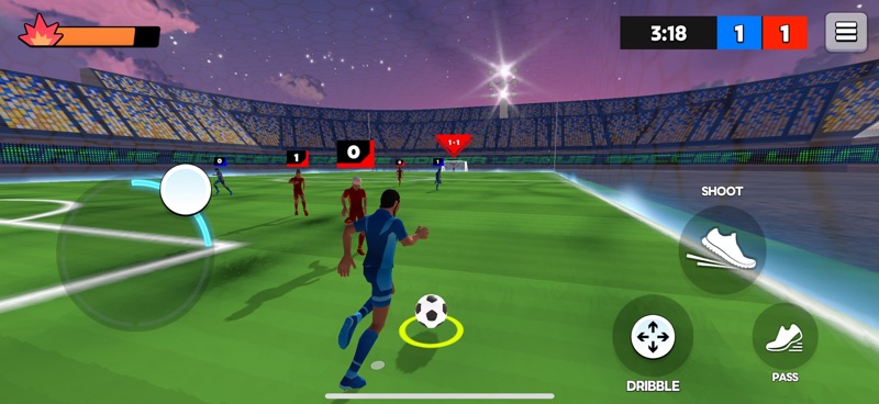 Soccer League: 4v4 Soccer Game screenshot 1