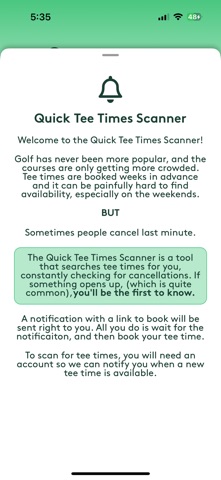 Quick Tee Times Screenshot 7 of 10