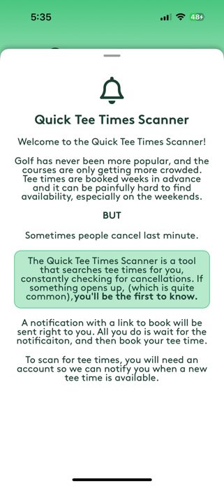 Quick Tee Times Screenshot 7 of 10