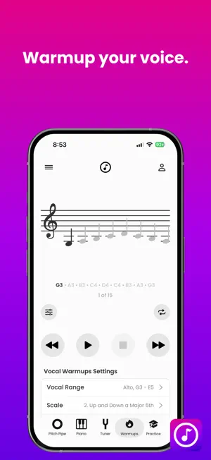 Pocket Pitch - The Singer App screenshot 4