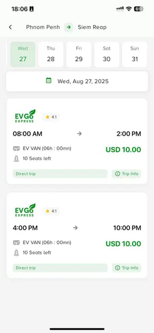 Evgo Express screenshot 2