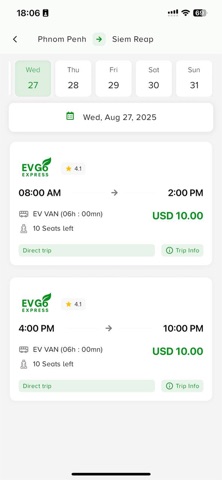 Evgo Express screenshot