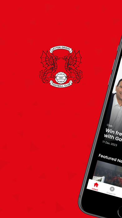 Leyton Orient FC iPhone screenshot 1 - Sports app