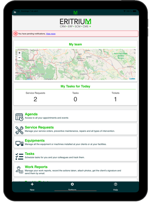Screenshot #4 pour Eritrium ERP