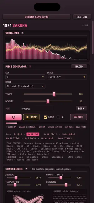 1874 Sakura: Koto Studio screenshot 2
