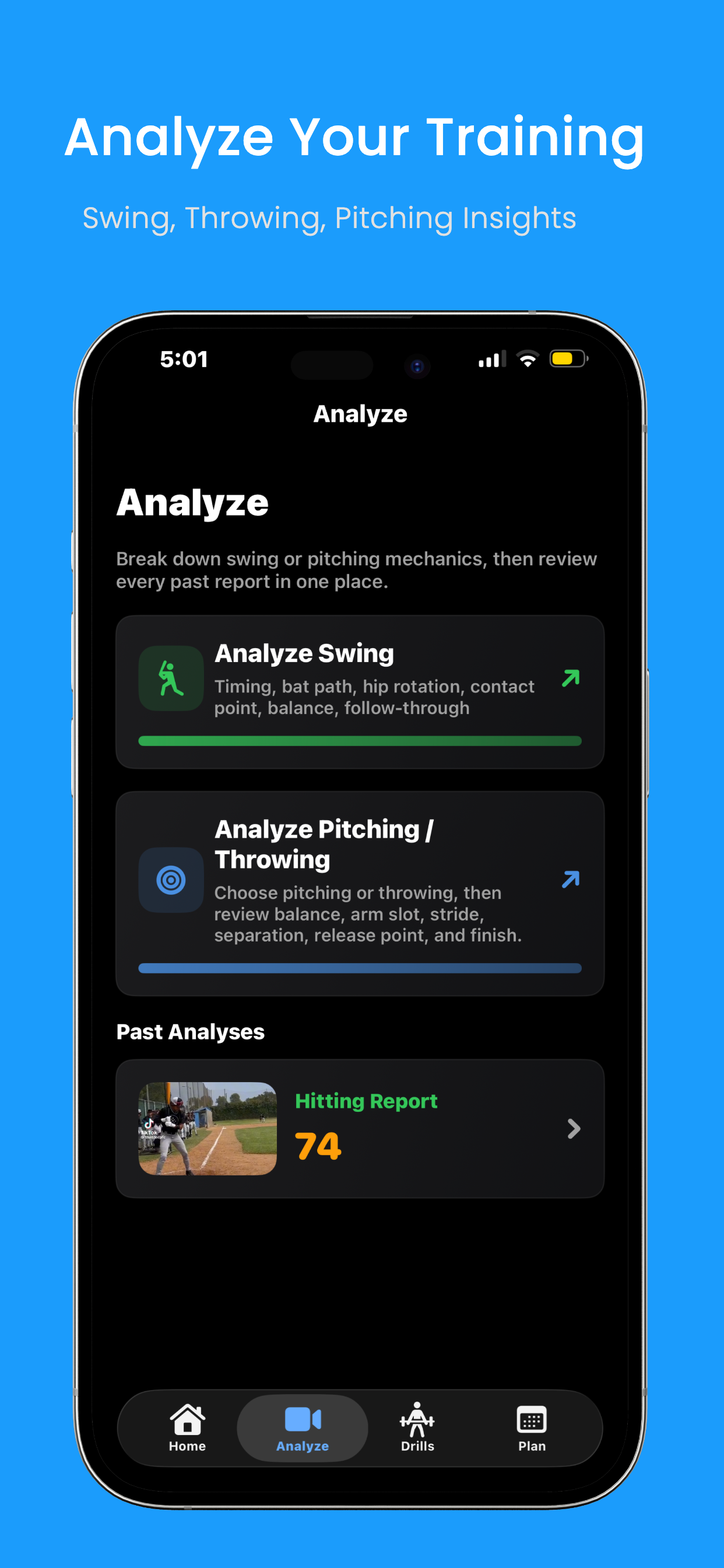 Dugout AI - Baseball Training