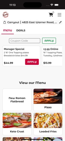 Zzeeks Pizza Screenshot 2 of 3