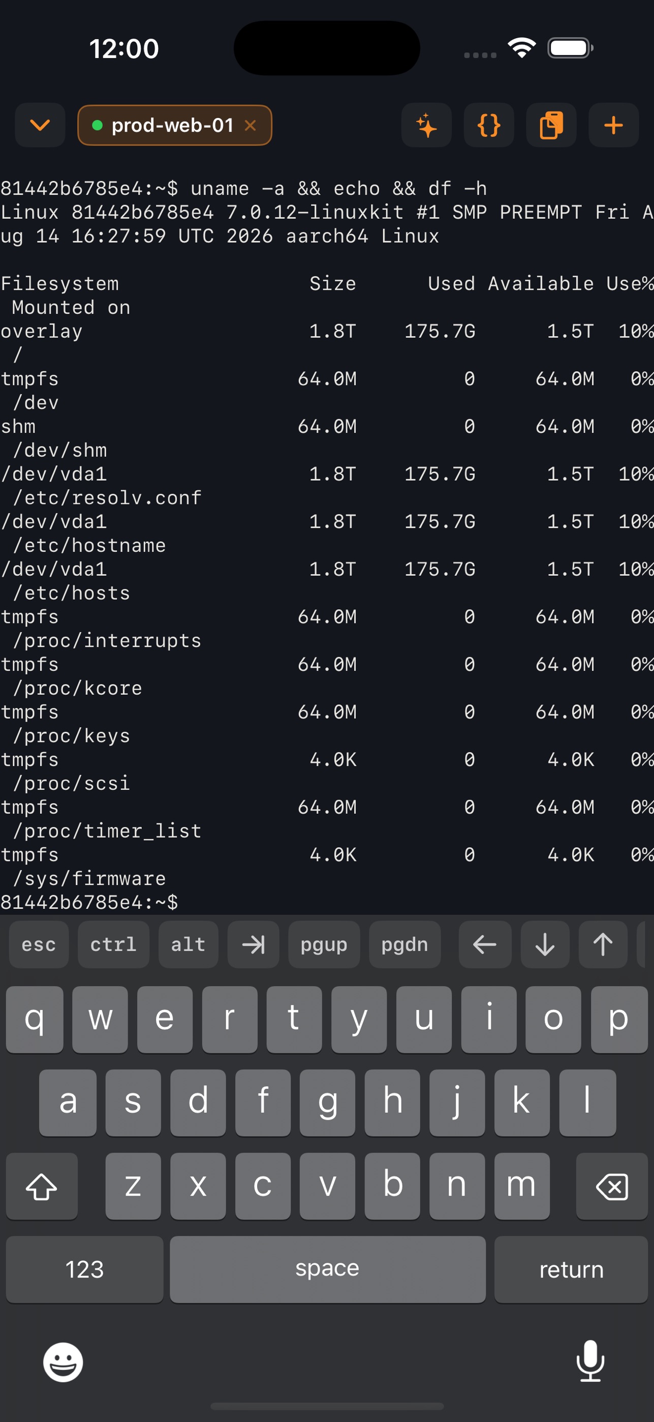 Screenshot 3 of Saffron SSH