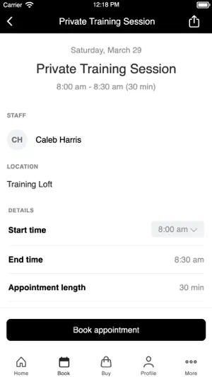 The Training Loft screenshot 3