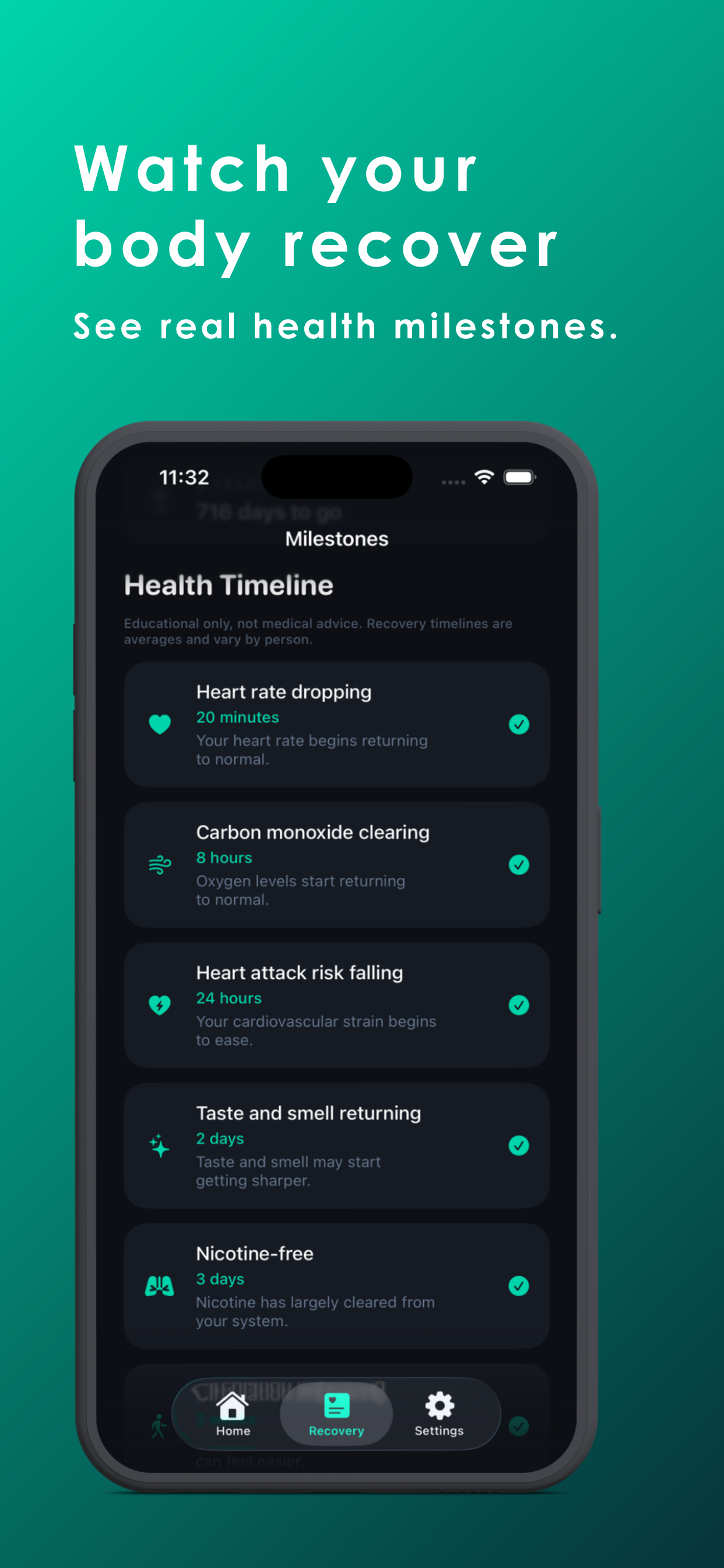 VapeFree – Quit Vaping Tracker screenshot 4