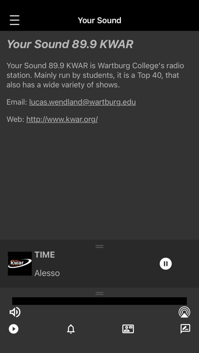 KWAR Radio iPhone screenshot 3 - Entertainment app