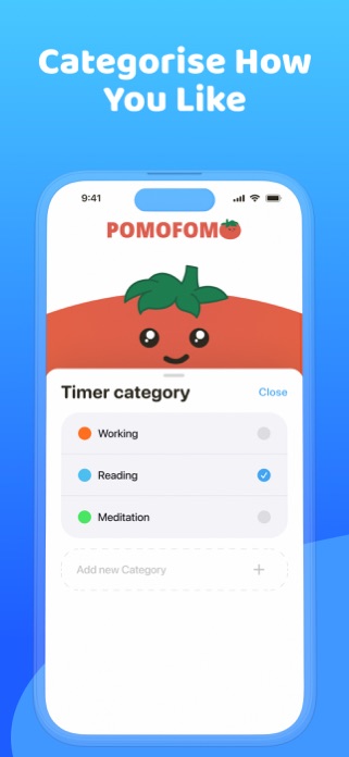 Pomodoro Timer - Pomofomo Screenshot 6 of 7