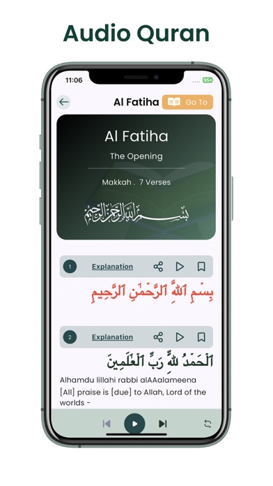 Screenshot #1 pour Coran MP3 en Arabe et Francais