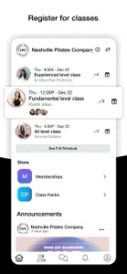Nashville Pilates Co screenshot #2 for iPhone