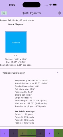 Quilt Organizer Screenshot 4 of 4
