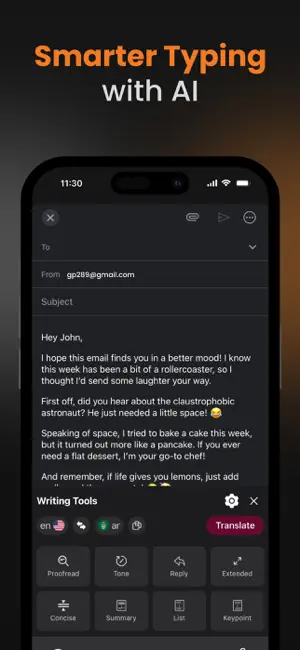 WriterPro: Ai Keyboard screenshot 1