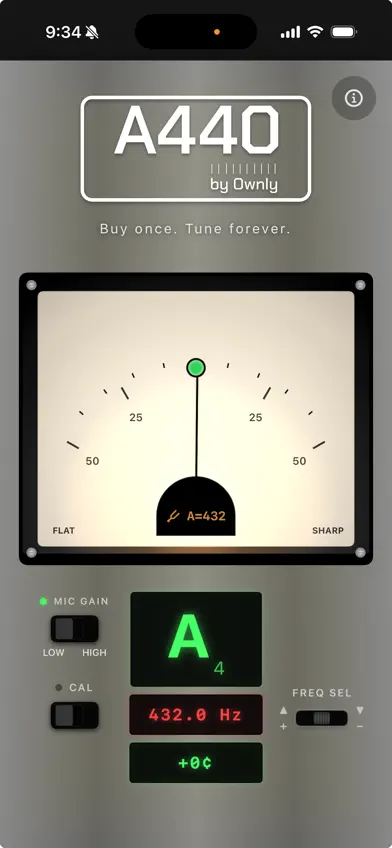 A440 Tuner by Ownly screenshot 4