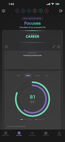 Focuser: Intentional Living screenshot