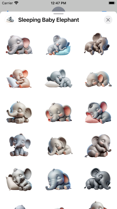Screenshot #1 pour Sleeping Baby Elephant