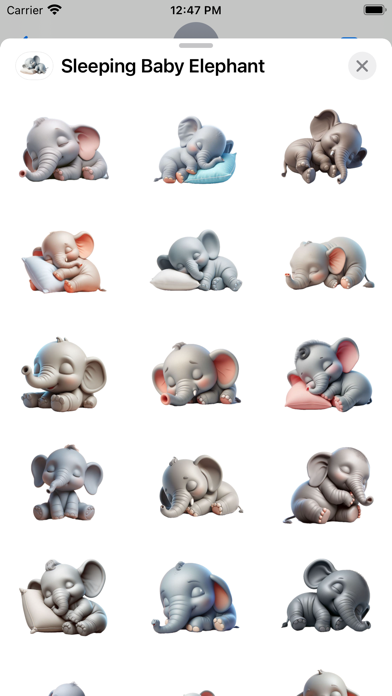 Sleeping Baby Elephant Screenshot