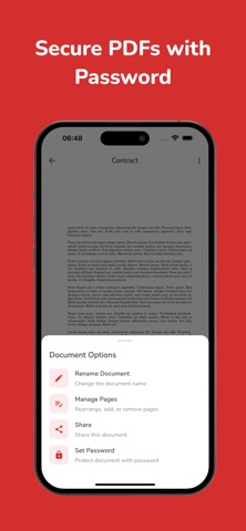 Convert to PDF: Photo Scanner iPhone screenshot