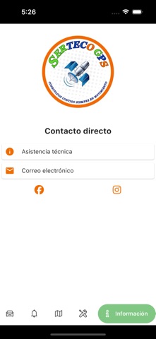 Serteco GPS iPhone screenshot