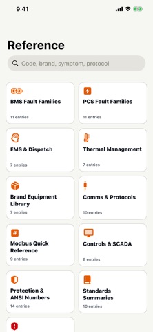 StoreWatt: BESS Field Toolkit iPhone screenshot