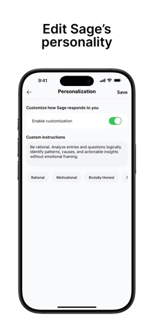 Sage AI - AI Journal screenshot