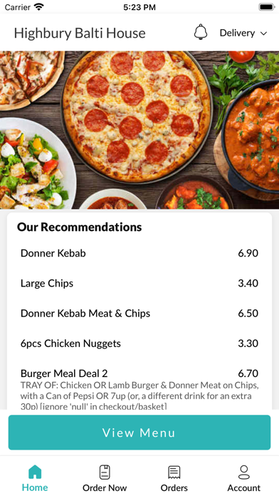 Highbury Balti House Screenshot