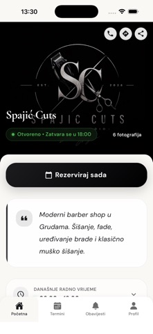 Spajić Cuts Barbershop screenshot 1
