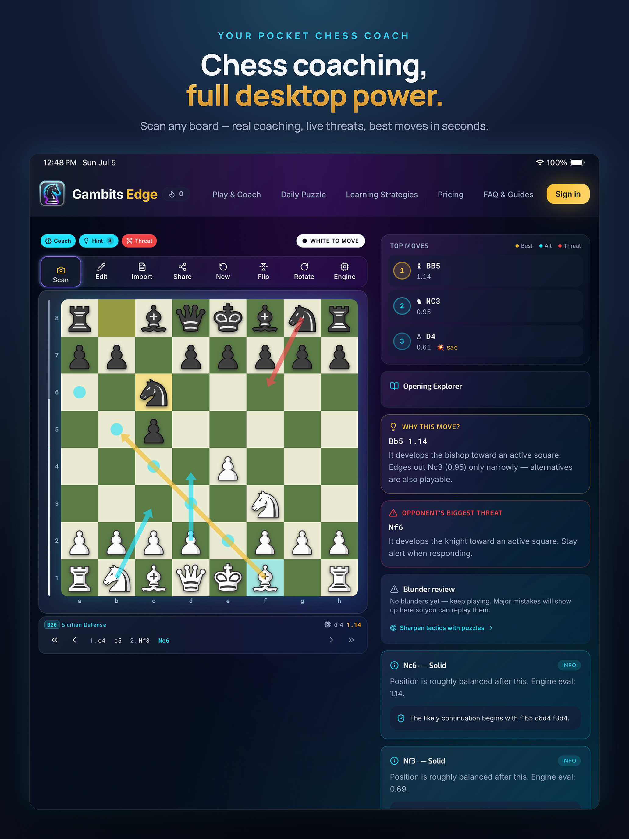 Gambits Edge: Chess Coach screenshot 9
