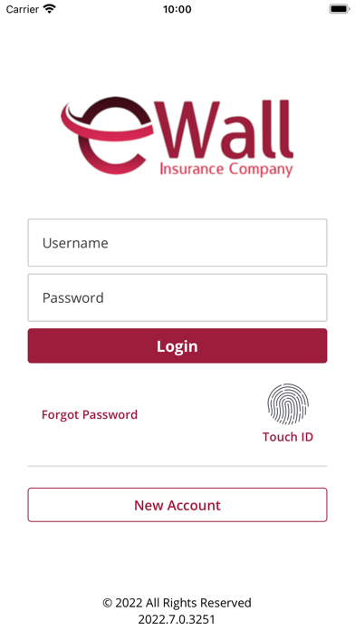 Ewall Insurance Company Screenshot