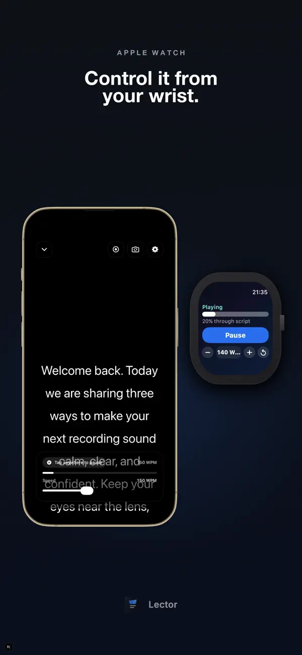 Screenshot #3 pour Lector: Teleprompter & Script