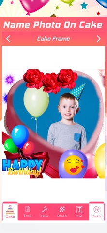 Name Photo On Cake - CakeSnap screenshot
