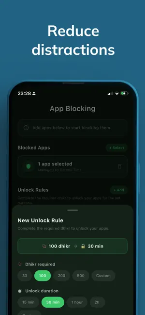 Dhikr Lock: App Blocker screenshot 2