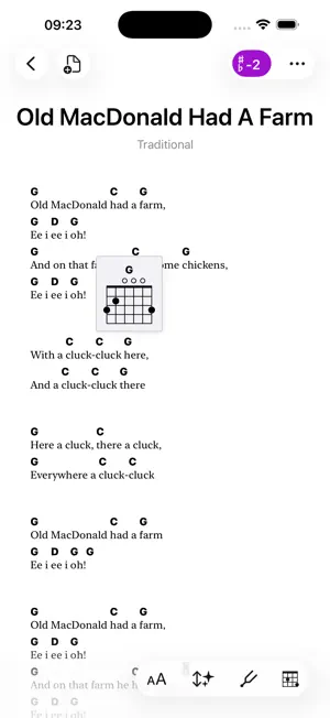 Strum Songbook - Guitar chords screenshot 1