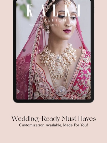 Kalki Fashion USA iPad screenshot
