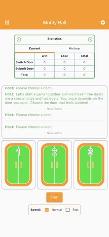 Monty Hall Doors Screenshot 3 of 4