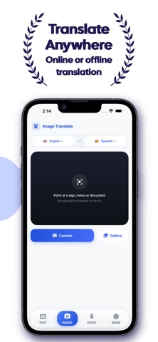 Traduo Offline Translating App iPhone screenshot