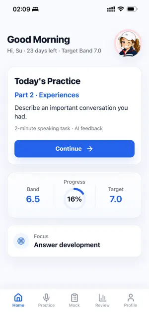 Speaking Prep Coach screenshot 1