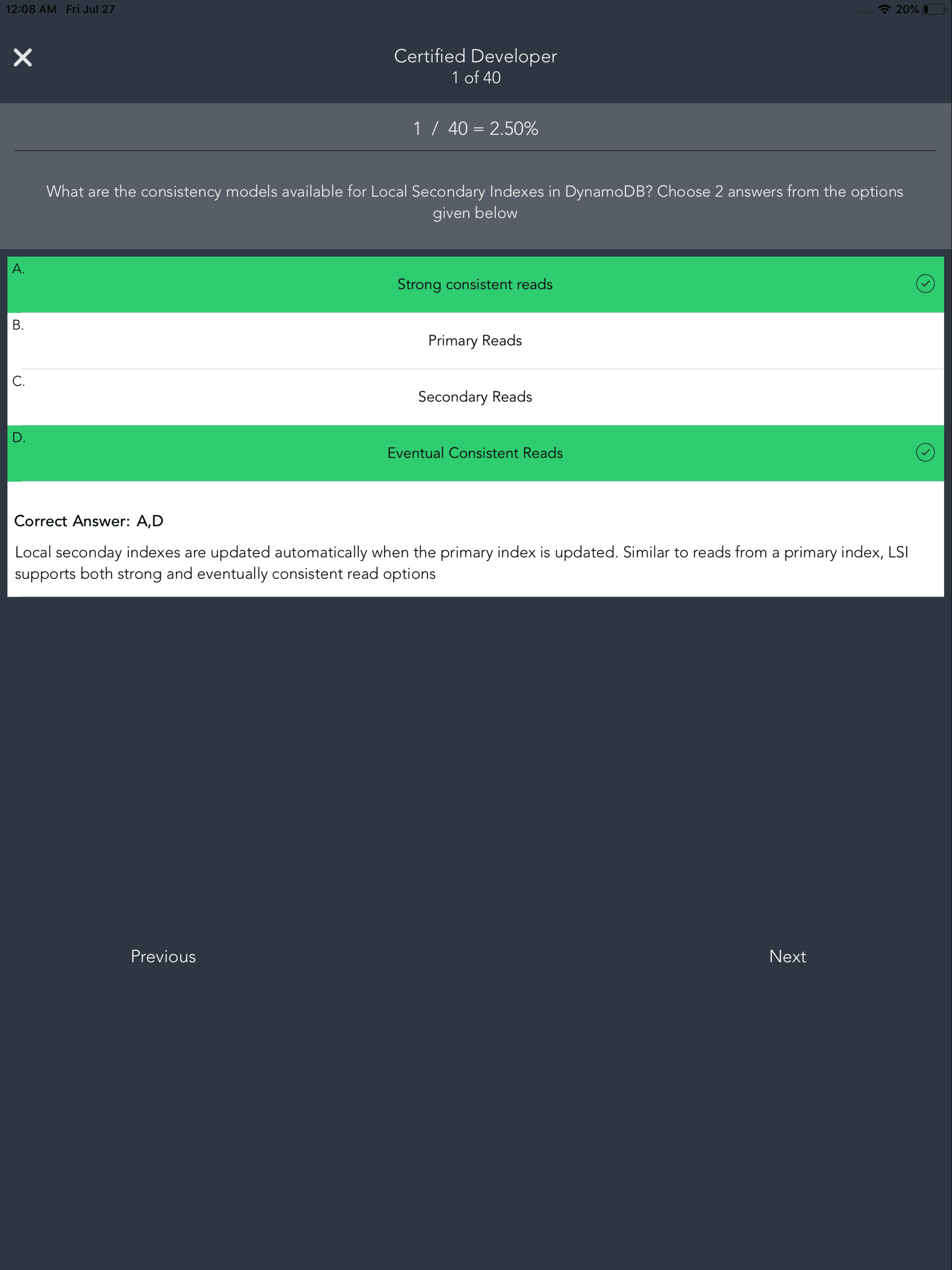 AWS Practice Exams (All Tests)