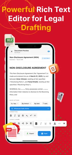 Contract Maker: Legal Document screenshot 3