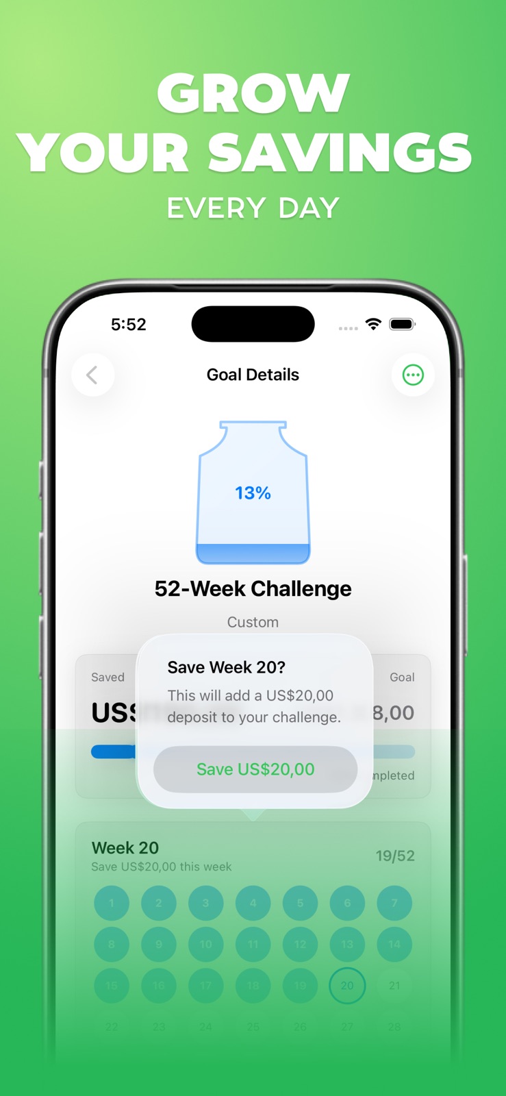 Savings Goal - Money Saver iphone screenshot 4