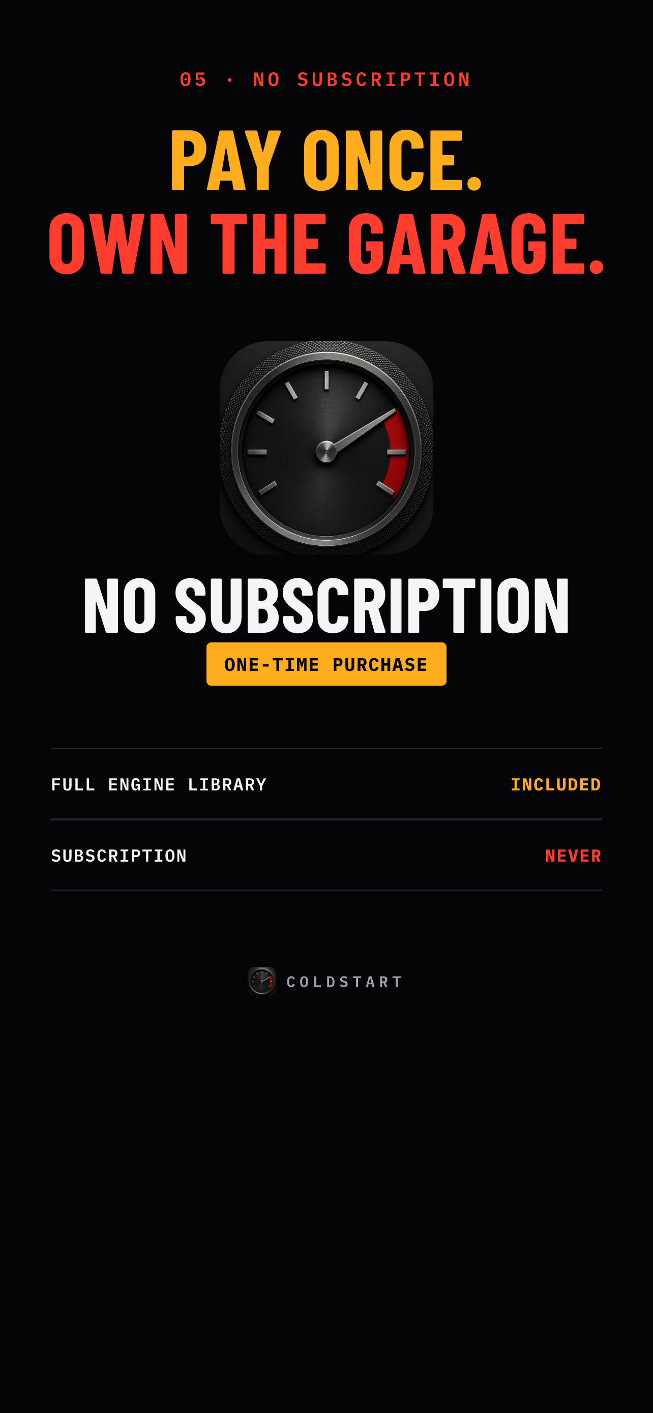 ColdStart: Engine Alarm Clock screenshot 5
